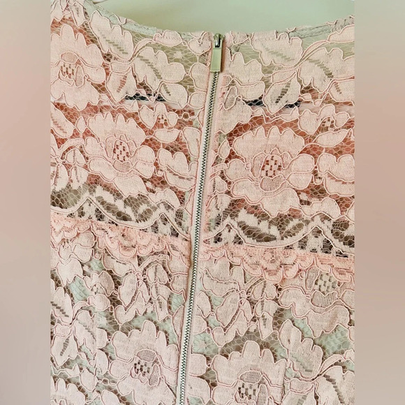 Vince Camuto Long Sleeve Lined Lace Shift Dress - NWT, Size 6 - Picture 8 of 14